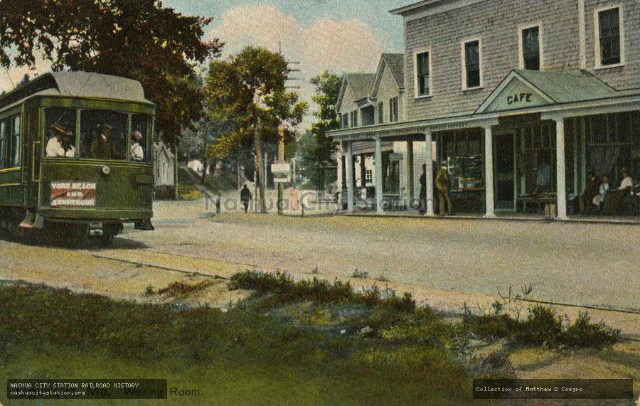 Postcard: Ogunquit, Maine, Waiting Room.